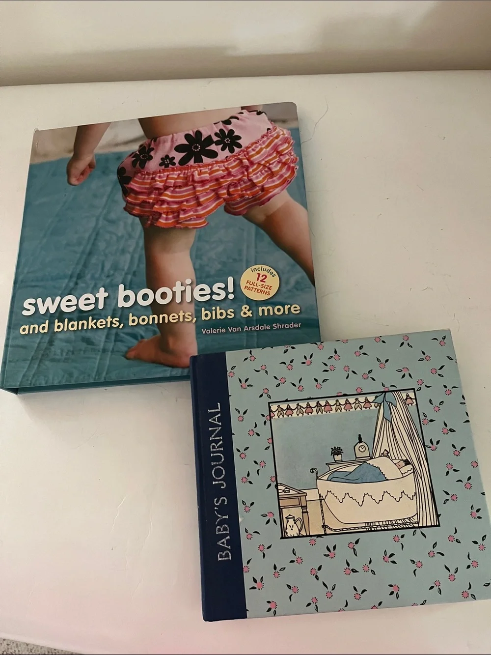 Baby’s Journal (NY Met) and Sweet Booties set of 2 books for the new baby